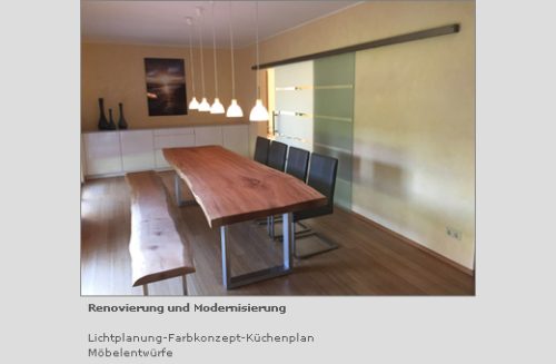 Renovierung und Modernisierung